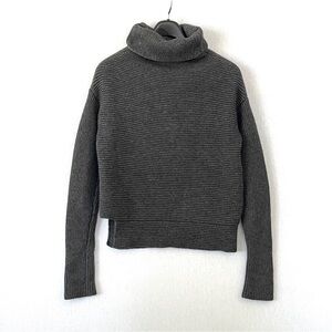 Aritzia Babaton Mika Wool and Cashmere Turtleneck Ribbed Knit Sweater